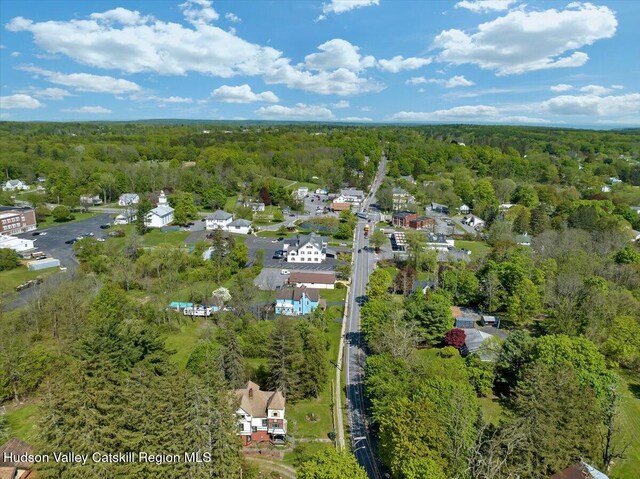 4930 State Route 81, Greenville, NY 12083 - aerial view of property and surrounding area featuring a heavily wooded area