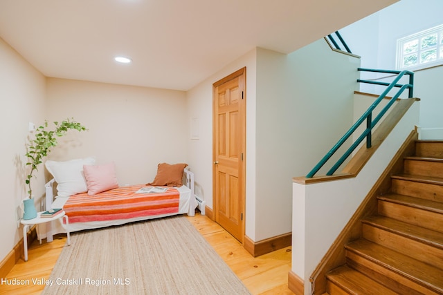 1114 County Route 3, Ancram, NY 12502 - bedroom with light wood finished floors and recessed lighting