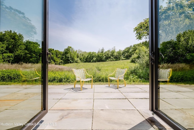 1114 County Route 3, Ancram, NY 12502 - view of patio featuring view of scattered trees