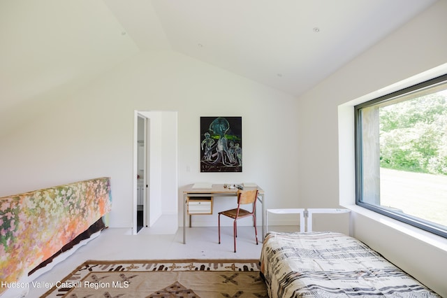 1114 County Route 3, Ancram, NY 12502 - bedroom with vaulted ceiling
