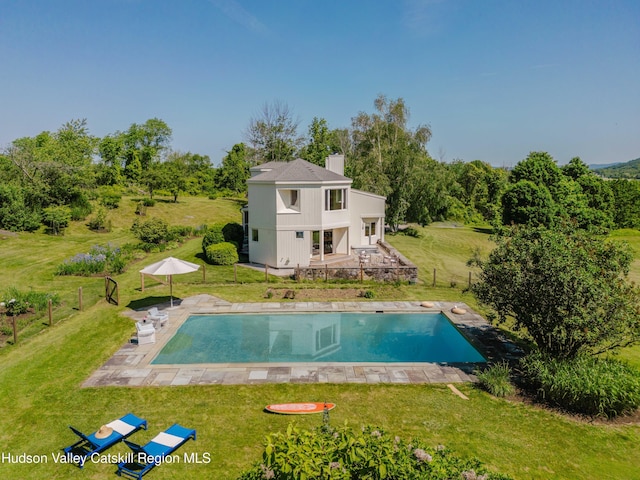1114 County Route 3, Ancram, NY 12502 - outdoor pool featuring a patio
