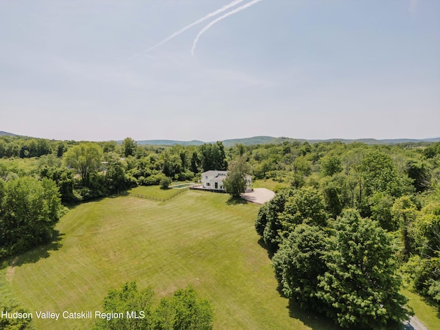 1114 County Route 3, Ancram, NY 12502 - aerial view of sparsely populated area featuring a forest