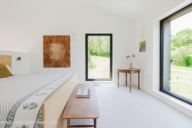 1114 County Route 3, Ancram, NY 12502 - bedroom featuring lofted ceiling
