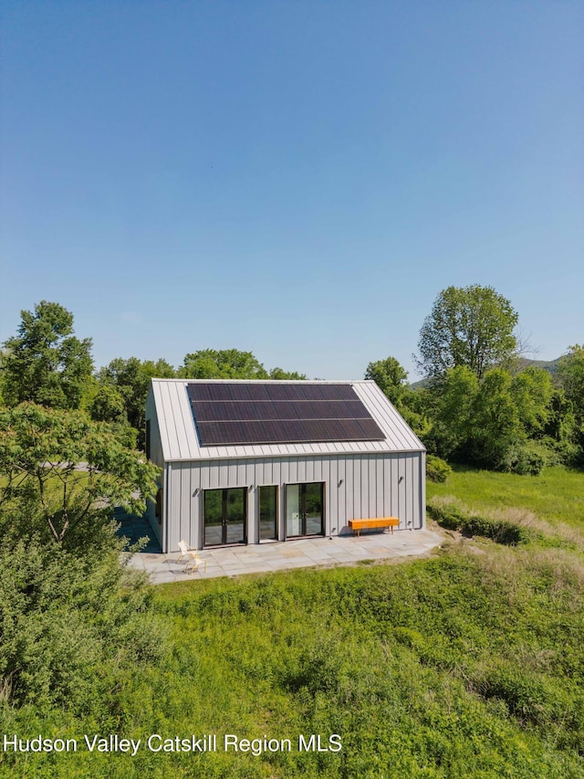1114 County Route 3, Ancram, NY 12502 - view of outdoor structure featuring solar panels