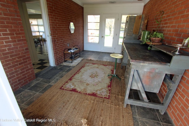 171 State Route 208, New Paltz, NY 12561 - unfurnished sunroom with french doors