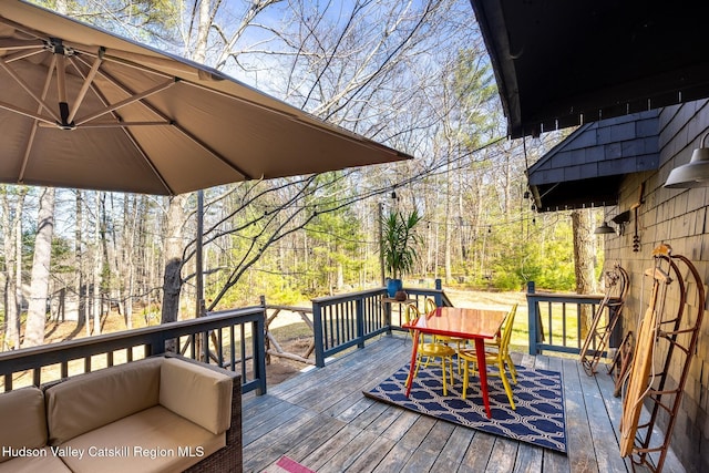 view of deck