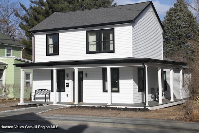 view of front facade with a porch