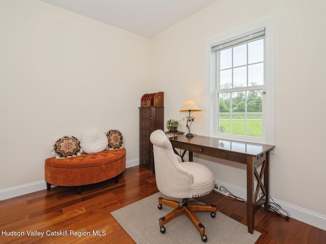 40 Bridle Path Ln, High Falls, NY 12440 - office with wood finished floors and baseboards