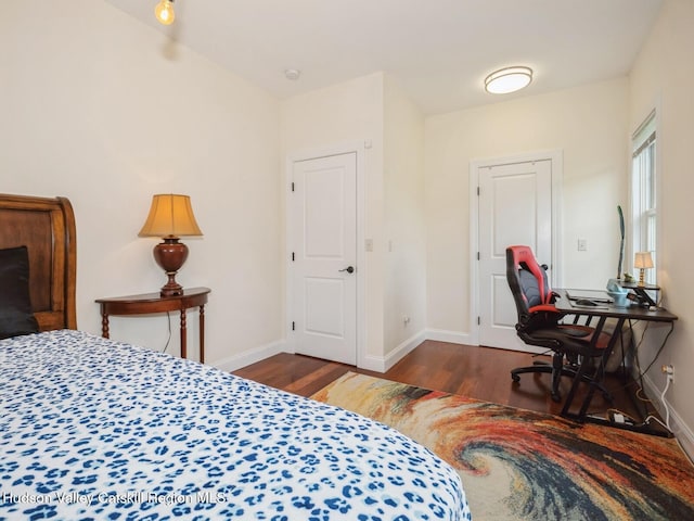 40 Bridle Path Ln, High Falls, NY 12440 - bedroom featuring wood finished floors and a desk