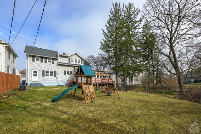 2 W Marie St, Hudson, NY 12534 - view of jungle gym featuring central AC