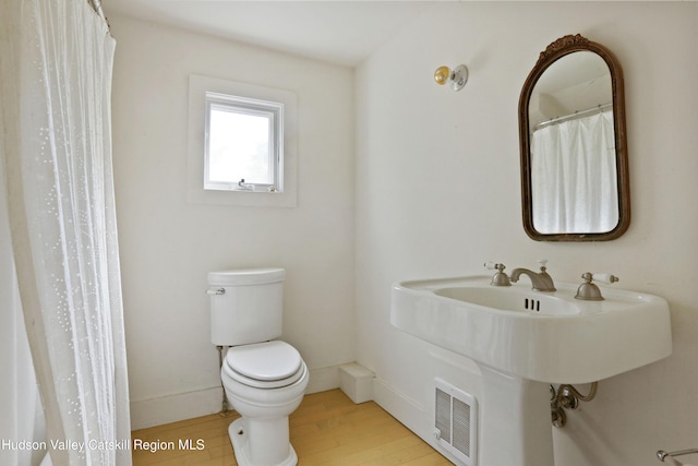 1130 Sawkill Rd, Kingston, NY 12401 - bathroom featuring toilet and wood finished floors