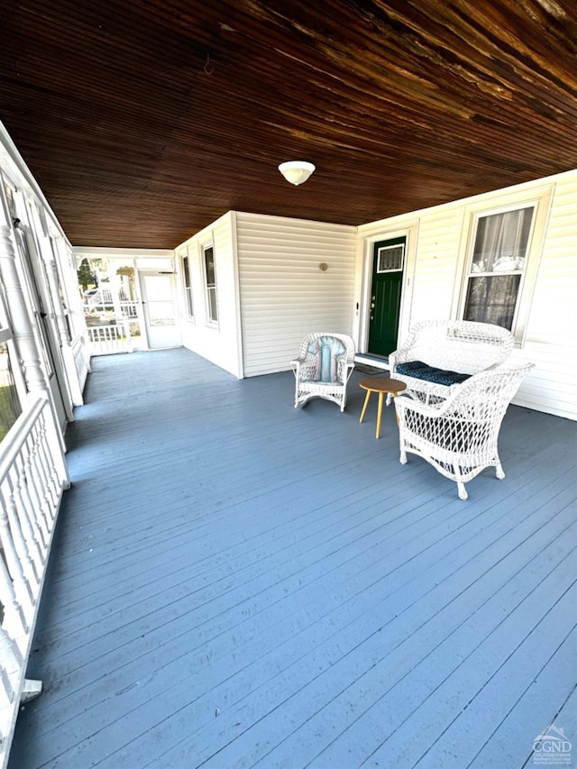 121 Main St, Claverack, NY 12565 - wooden terrace with covered porch