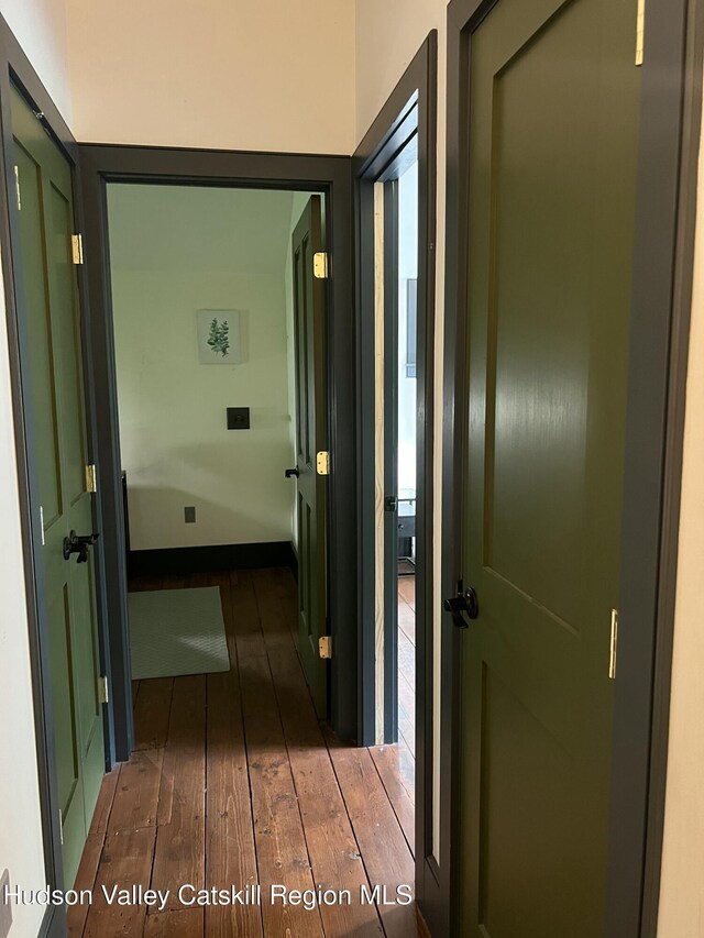 36 Rodney St, Kingston, NY 12401 - hallway with dark wood-style flooring