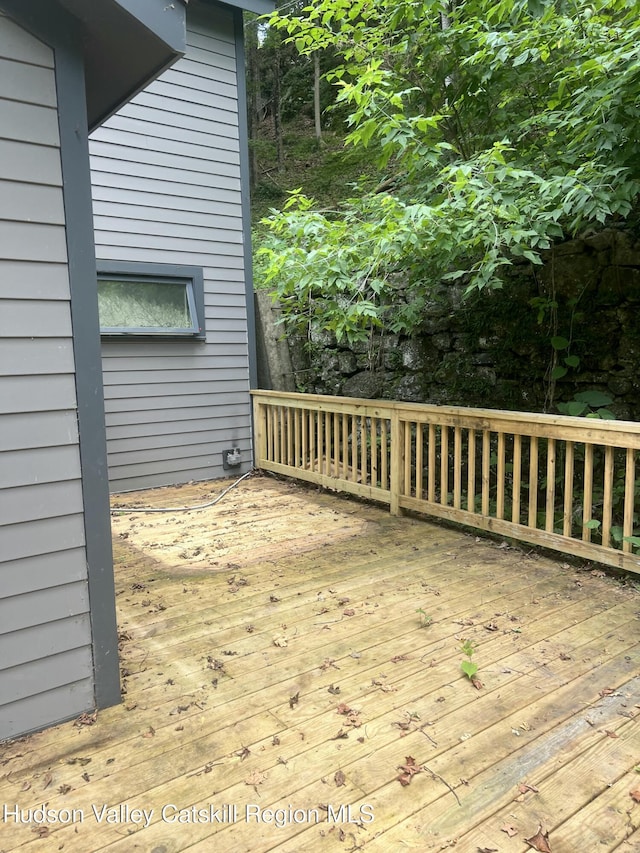 36 Rodney St, Kingston, NY 12401 - view of wooden deck