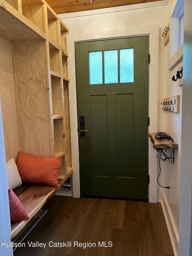 36 Rodney St, Kingston, NY 12401 - mudroom with dark wood-type flooring