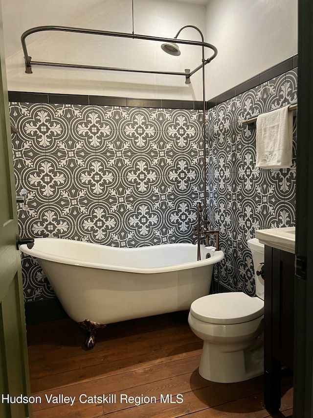 36 Rodney St, Kingston, NY 12401 - full bath featuring wood-type flooring and vanity