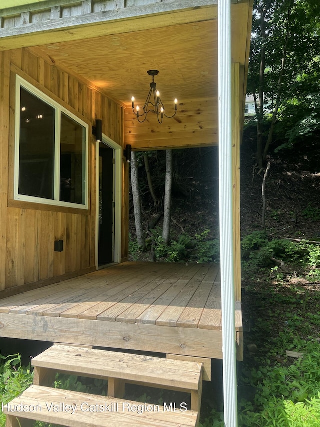 36 Rodney St, Kingston, NY 12401 - view of wooden terrace