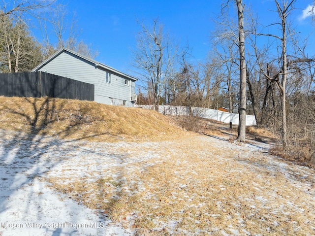 1920 Old Kings Hwy, Saugerties, NY 12477 - yard covered in snow with fence