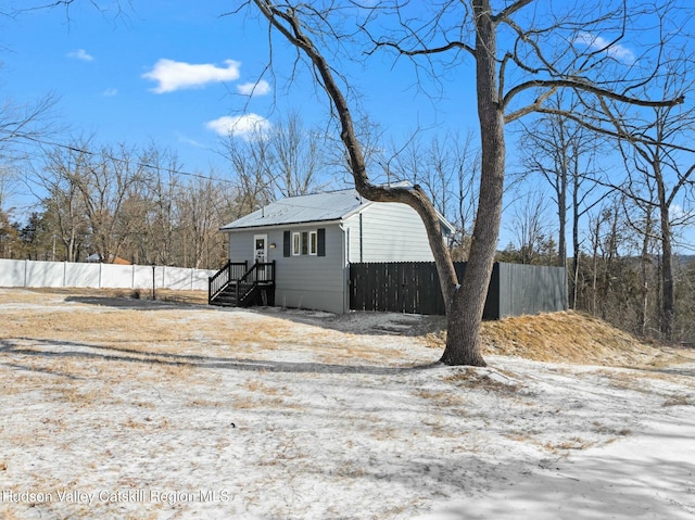 1920 Old Kings Hwy, Saugerties, NY 12477 - exterior space featuring metal roof and fence