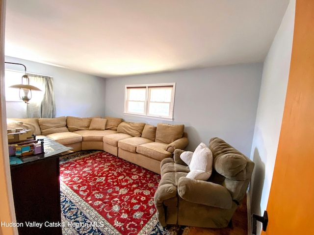 view of living area