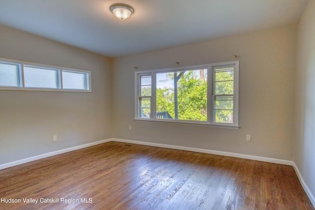 186 2nd St, Port Ewen, NY 12417 - spare room with baseboards and wood finished floors