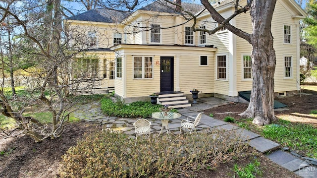 view of back of property