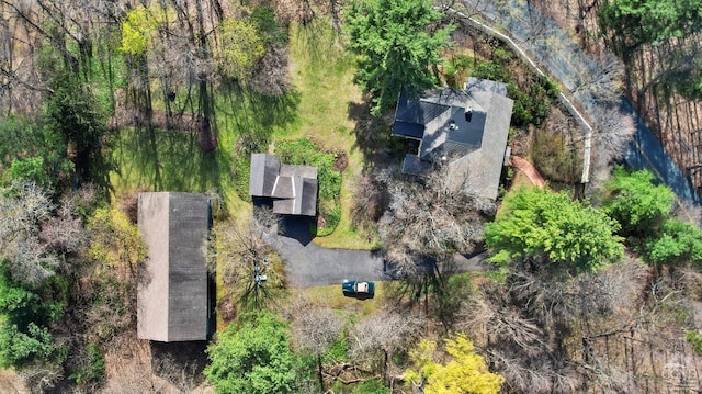 view from above of property