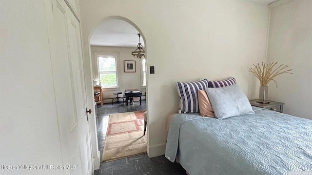 3766 US Route 9, Hudson, NY 12534 - bedroom with arched walkways