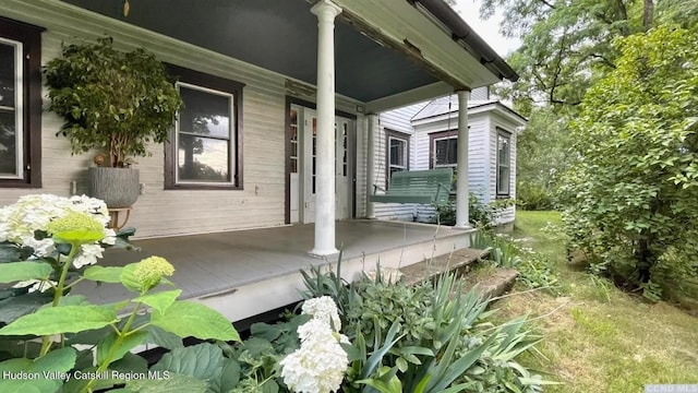 3766 US Route 9, Hudson, NY 12534 - view of home's exterior featuring a porch