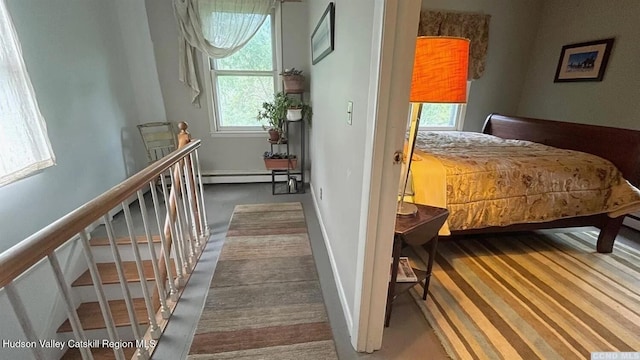 3766 US Route 9, Hudson, NY 12534 - bedroom with carpet and a baseboard heating unit