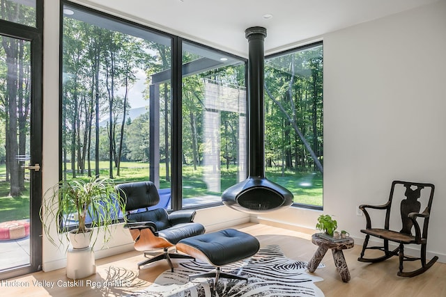 8 Accurso Rd, Saugerties, NY 12477 - sitting room with baseboards and wood finished floors