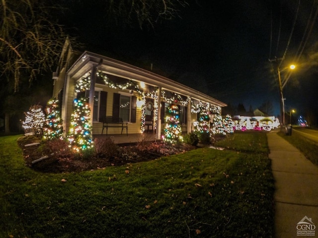11293 Rte 32, Greenville, NY 12083 - property exterior at twilight with a lawn and a porch