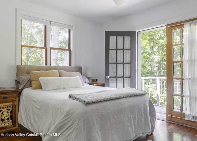 82 Near Rd, Red Hook, NY 12571 - bedroom with dark wood-style flooring