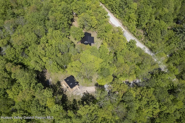 aerial view with a view of trees
