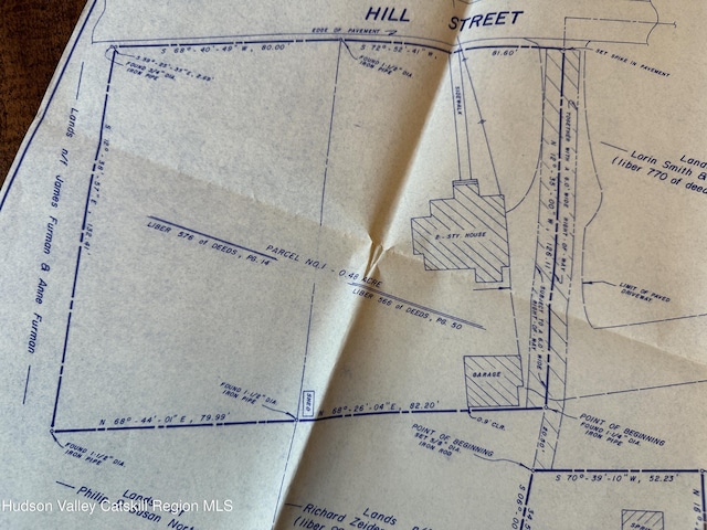 22 Hill St, Napanoch, NY 12458 - survey map / technical document