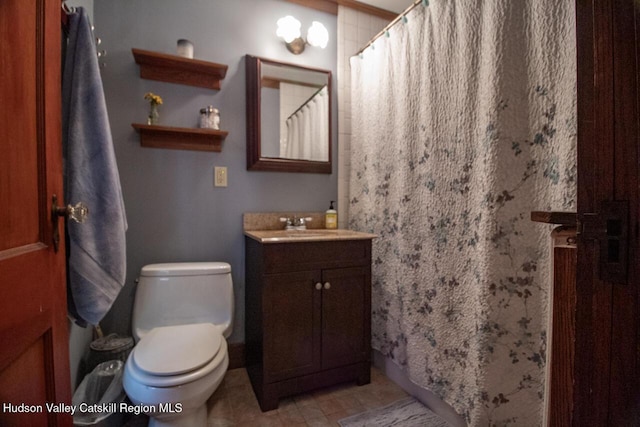 22 Hill St, Napanoch, NY 12458 - bathroom with vanity and curtained shower