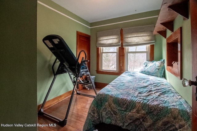 22 Hill St, Napanoch, NY 12458 - bedroom with wood finished floors and baseboards