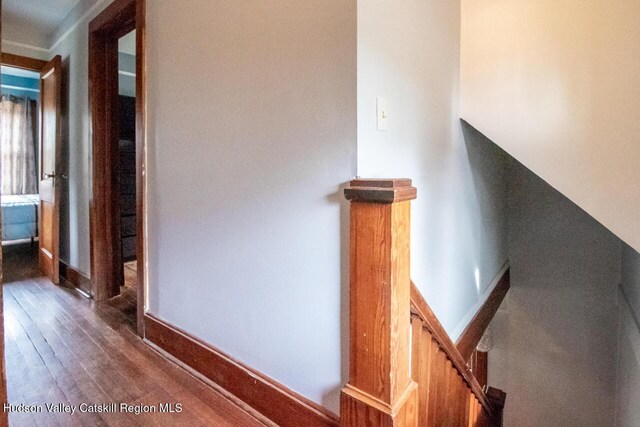 22 Hill St, Napanoch, NY 12458 - stairway with wood finished floors