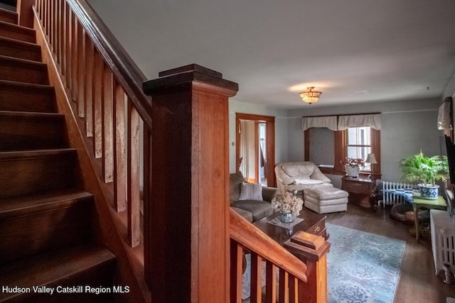 22 Hill St, Napanoch, NY 12458 - stairs featuring wood finished floors