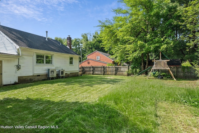 6 Stevens Ct, Saugerties, NY 12477 - view of yard with a playground