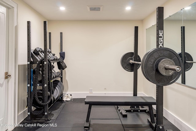 view of exercise room