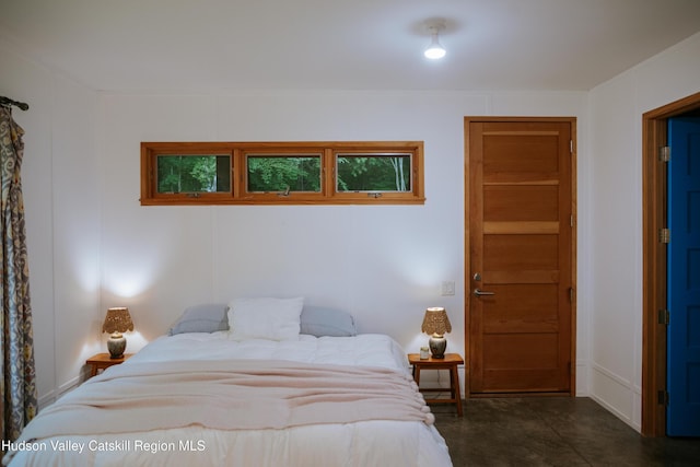 1199 W Highland Rd, Hobart, NY 13788 - bedroom featuring concrete flooring