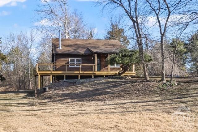 269 Church Ave, Germantown, NY 12526 - view of front of house featuring a wooden deck