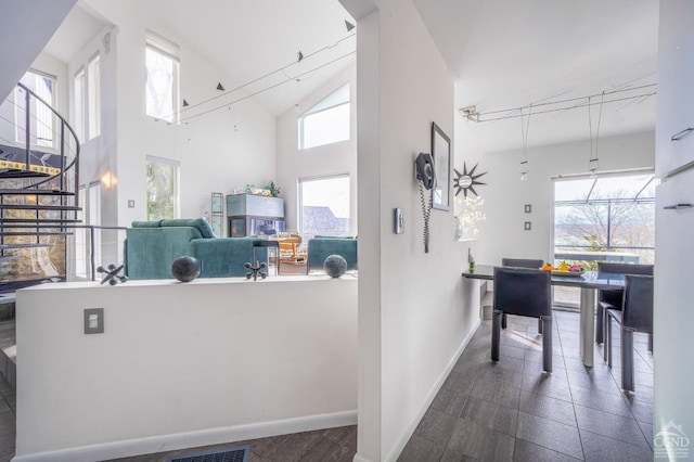 219 Sleepy Hollow Rd, Athens, NY 12015 - reception area with a towering ceiling