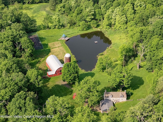 19 Dug Rd, Accord, NY 12404 - drone / aerial view of a large body of water and a forest