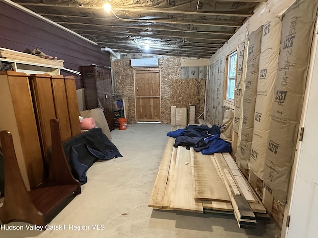 40-67 Popstone Rd, Stone Ridge, NY 12484 - basement with a wall unit AC