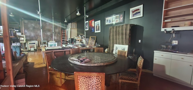 5320 Rte 23, Windham, NY 12496 - dining space featuring an office area
