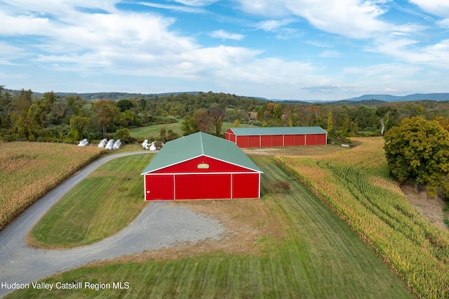 1030 County Route 27a, Ancram, NY 12502 - drone / aerial view of a heavily wooded area