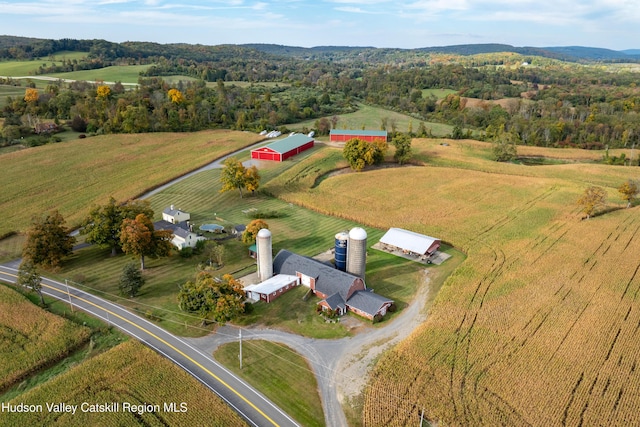 1030 County Route 27a, Ancram, NY 12502 - aerial view of sparsely populated area