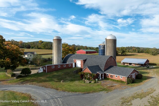 1030 County Route 27a, Ancram, NY 12502 - view from above of property